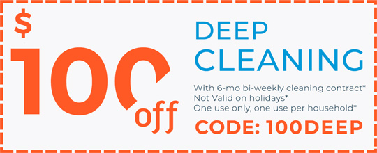 100 off deep cleaning coupon