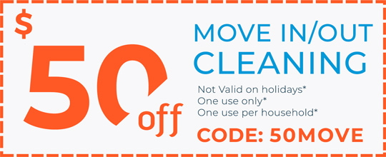 50 off move in or move out cleaning